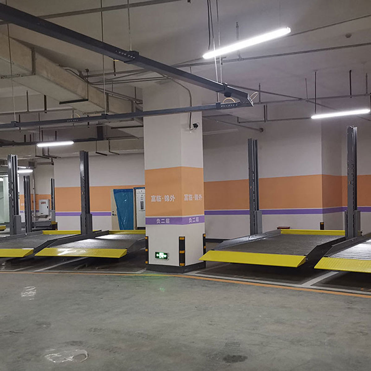 張家川兩柱式機(jī)械式停車設(shè)備安裝